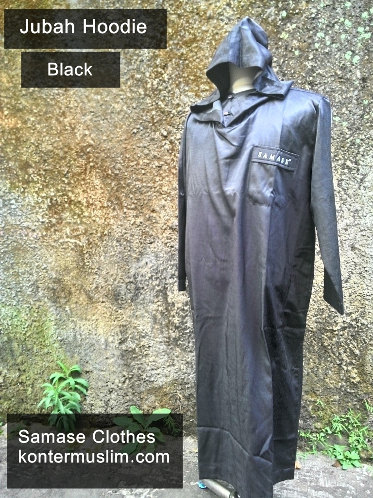 jual jubah hoodie jubah kupluk warna hitam mengkilap baju jual jubah hoodie jubah kupluk warna hitam mengkilap baju