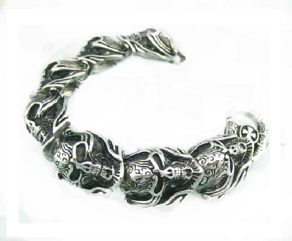 jual craft 3d skull bracelet gelang pria titanium steel tengkorak mamy shop jual craft 3d skull bracelet gelang pria titanium steel tengkorak mamy shop