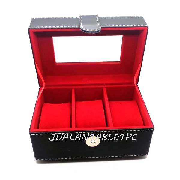 jual kotak box jam tangan isi 3 hitam jualantabletpc jual kotak box jam tangan isi 3 hitam jualantabletpc