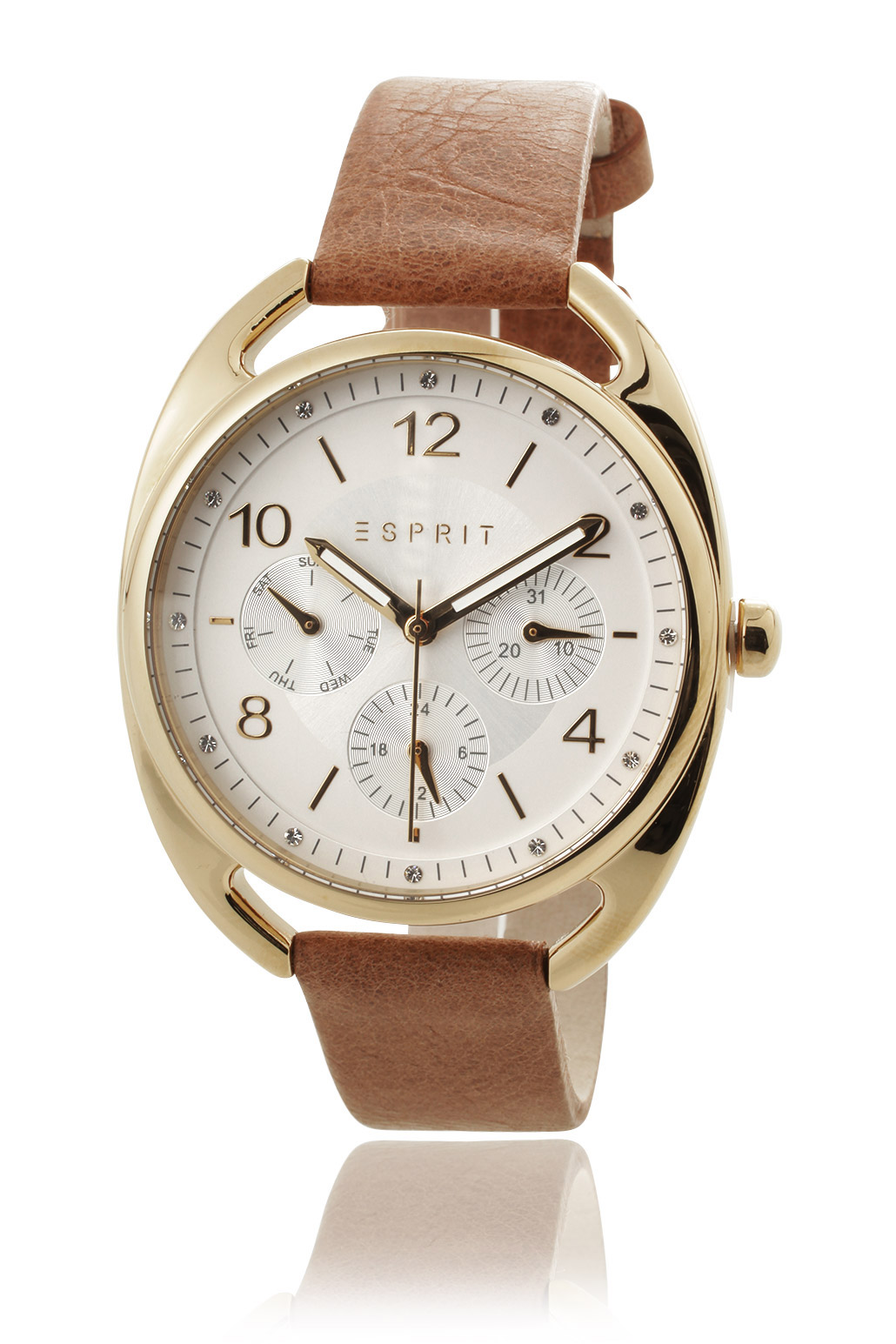 jual jam tangan esprit es gold caramel rajabrewok jual jam tangan esprit es gold caramel rajabrewok