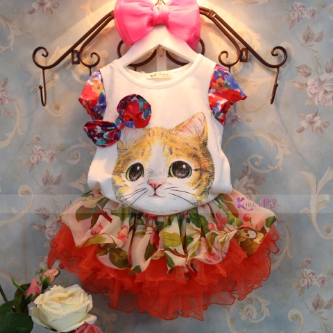 jual baju anak korean girlset cat shirt carissa jual baju anak korean girlset cat shirt carissa