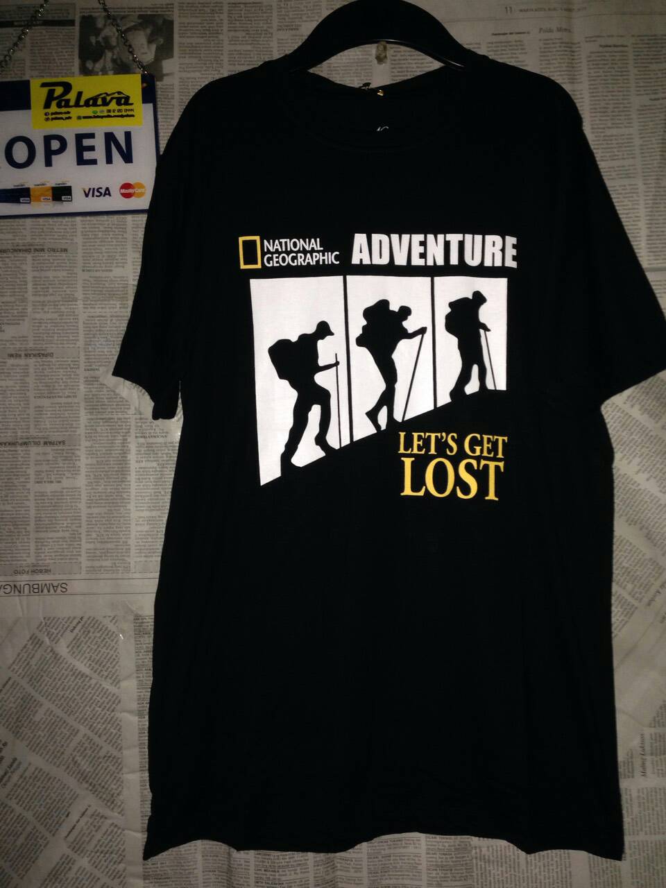 Jual Kaos T Shirt National Geographic Lets Get Lost jual kaos t shirt national geographic lets get lost
