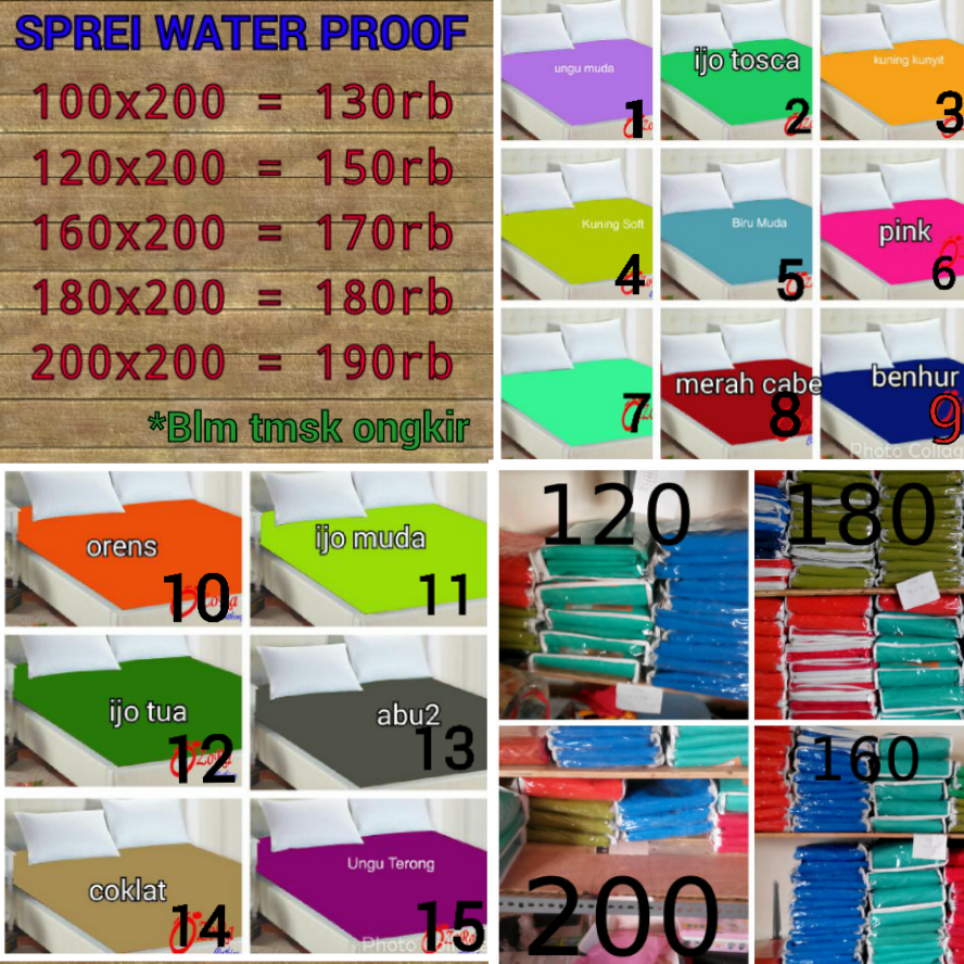 jual sprei anti air water proof ukuran 100 x 200 jual sprei anti air water proof ukuran 100 x 200