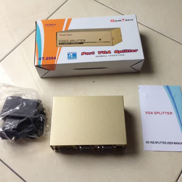 jual gaintech gt 2004 splitter 200mhz vga splitter 4 port komputer28 jual gaintech gt 2004 splitter 200mhz vga splitter 4 port komputer28