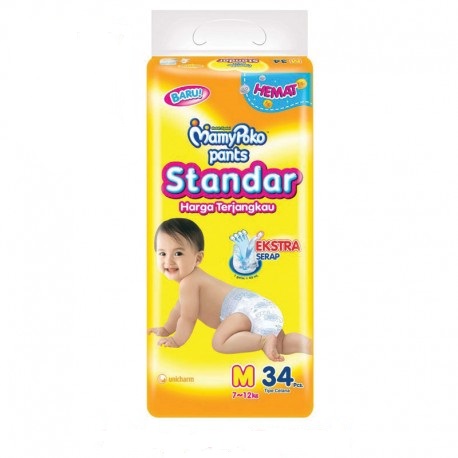 Jual Mamy Poko Standar S40 M34 L30 Xl26 jual mamy poko standar s40 m34 l30 xl26