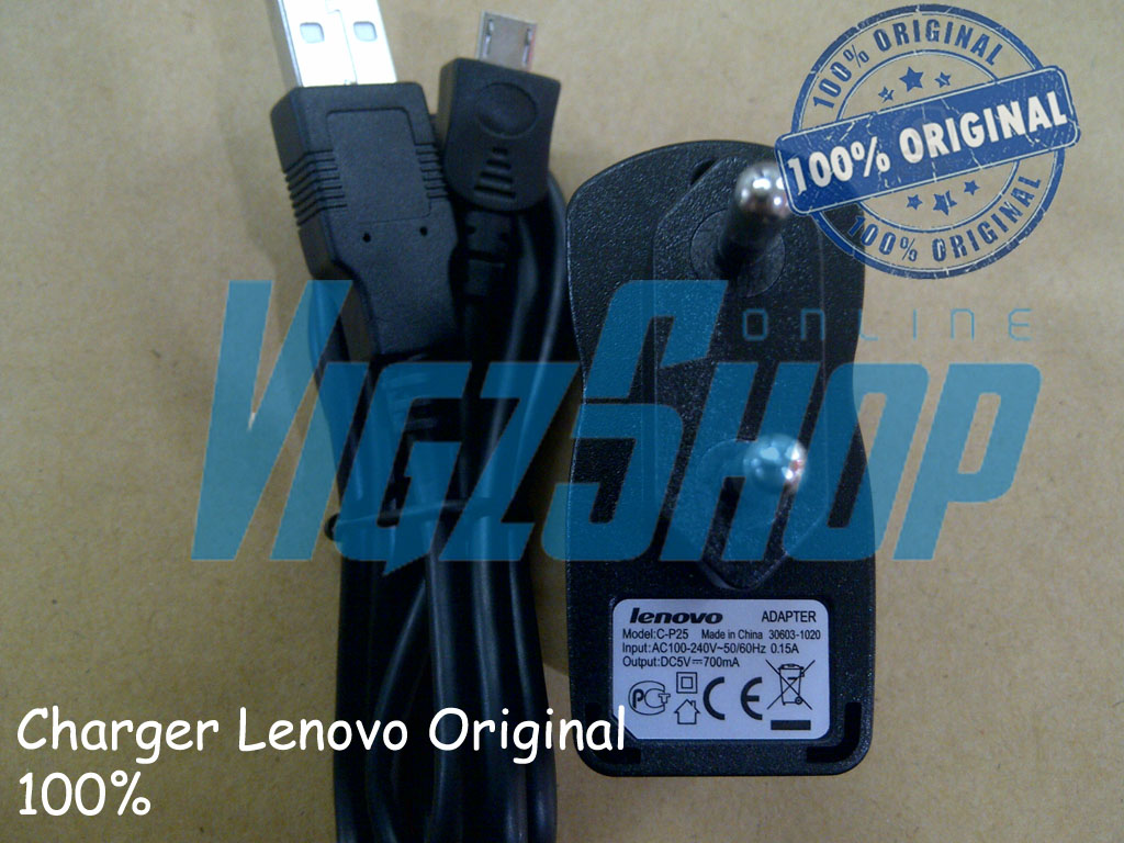 jual charger lenovo original c p25 700ma vigzshop jual charger lenovo original c p25 700ma vigzshop