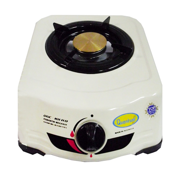 jual kompor gas lpg quantum 1 tungku putih qgc 101rb jual kompor gas lpg quantum 1 tungku putih qgc 101rb