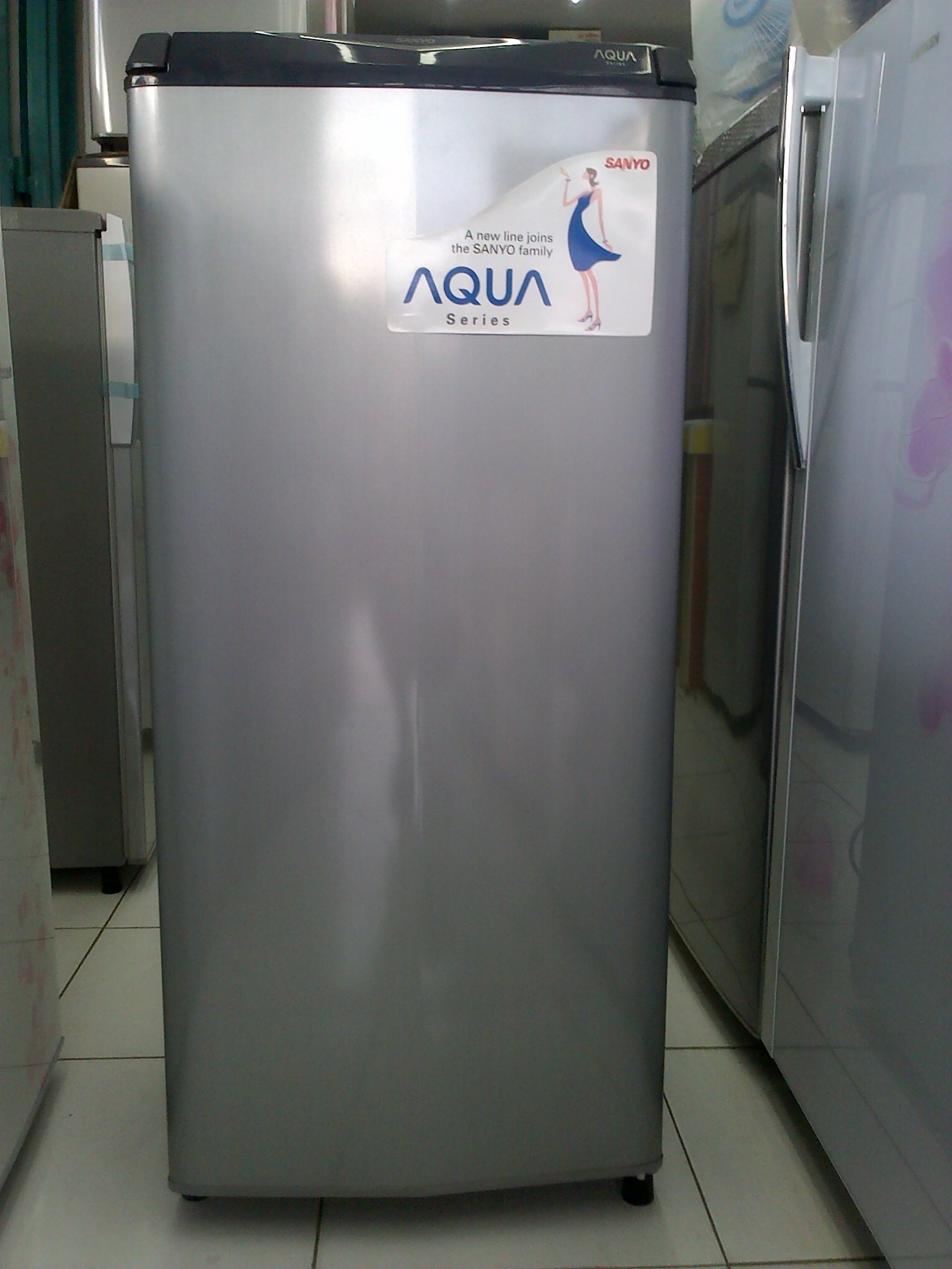 jual sanyo kulkas 1 pintu seri sr d 187 mr aqua polos jual sanyo kulkas 1 pintu seri sr d 187 mr aqua polos