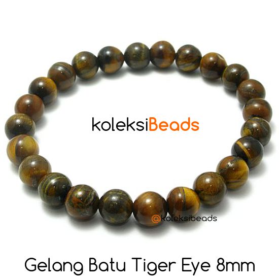 jual gelang batu 8mm tiger eye bracelet alam jual gelang batu 8mm tiger eye bracelet alam