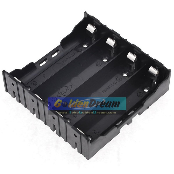 jual paralel 4x 18650 battery holder plat lempengan kotak jual paralel 4x 18650 battery holder plat lempengan kotak