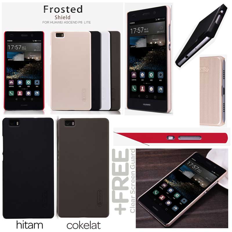 Jual Jual Hardcase Nillkin Frosted Shield Hard Case Huawei Ascend P8 Lite - Forsakey Gadget Acc