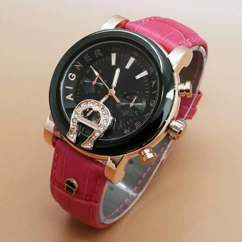 jual jam tangan aigner baridona date leather kw showroom jual jam tangan aigner baridona date leather kw showroom