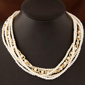 jual kalung korea multilayer white pearl kn38145 redya shop jual kalung korea multilayer white pearl kn38145 redya shop