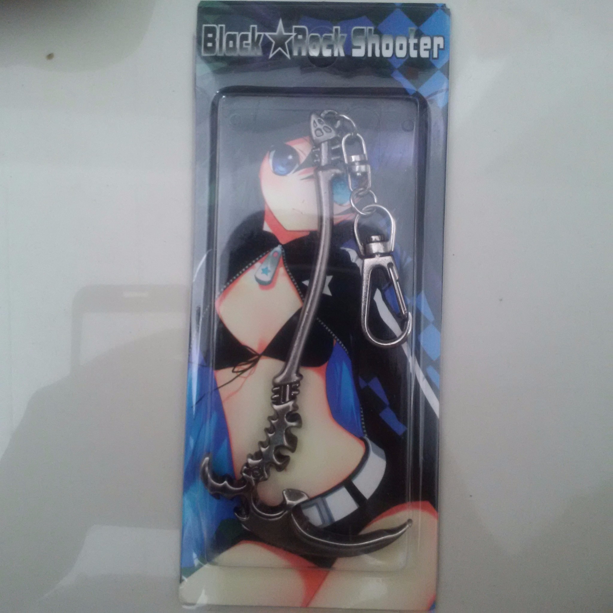 jual gantungan kunci black rock shooter weapon paul jual gantungan kunci black rock shooter weapon paul