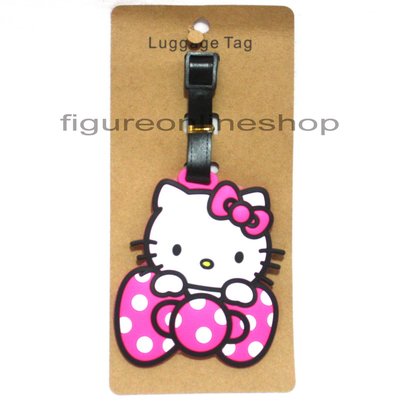 jual luggage tag label koper hello pita figure jual luggage tag label koper hello pita figure