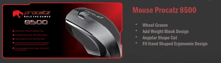 jual procatz gaming mouse 8500 hans computer jual procatz gaming mouse 8500 hans computer