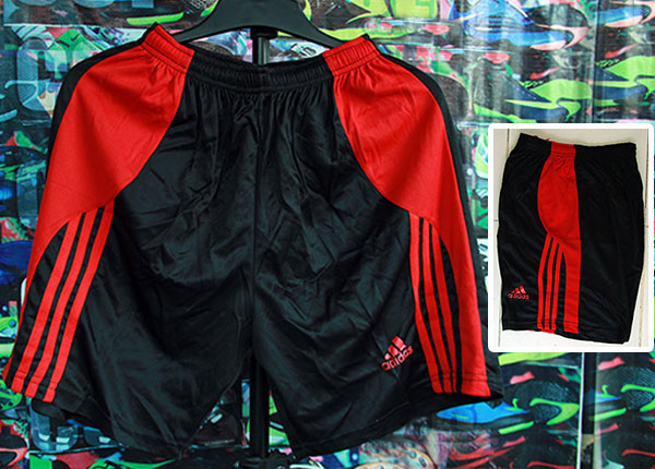 jual celana pendek adidas hitam merah olahraga futsal jual celana pendek adidas hitam merah olahraga futsal