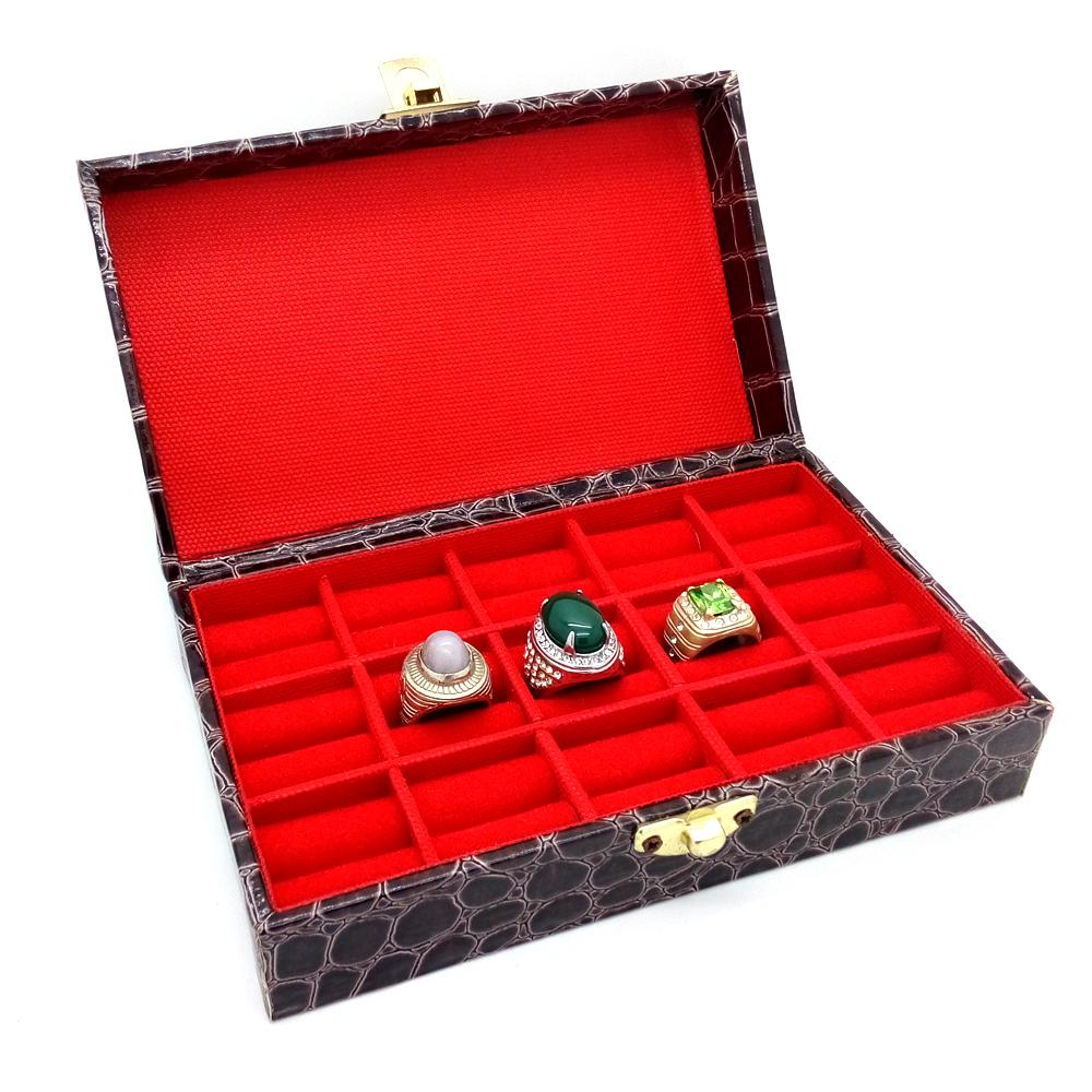 jual kotak cincin akik isi 15 motif kulit buaya perhiasan produk jual kotak cincin akik isi 15 motif kulit buaya perhiasan produk