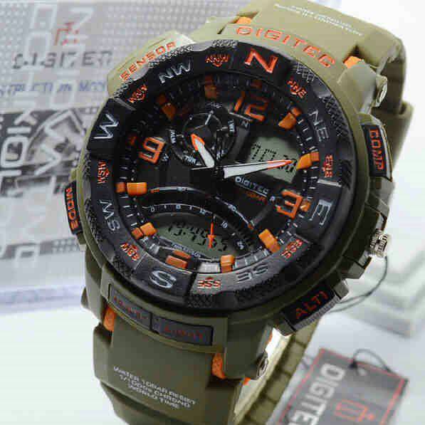 jual jam tangan pria digitec original dg2057t dualtime jual jam tangan pria digitec original dg2057t dualtime
