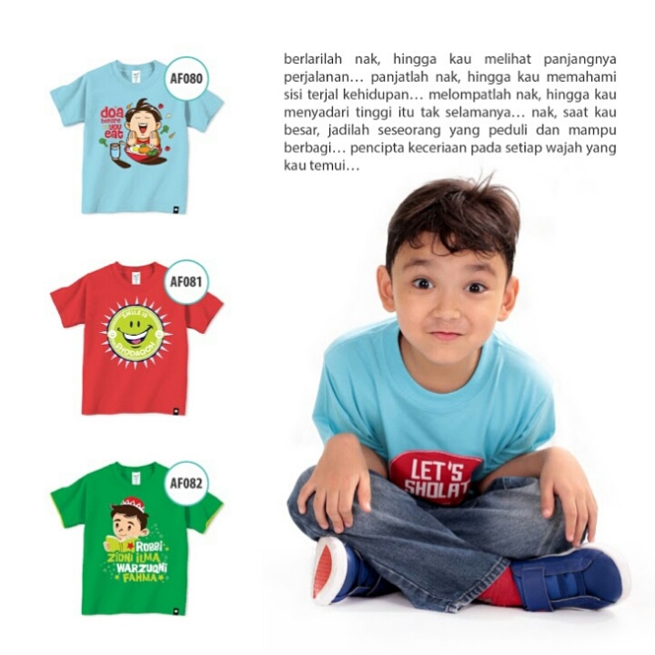 jual afrakids kaos anak muslim size xl lengan pendek babyklik baby shop jual afrakids kaos anak muslim size xl lengan pendek babyklik baby shop