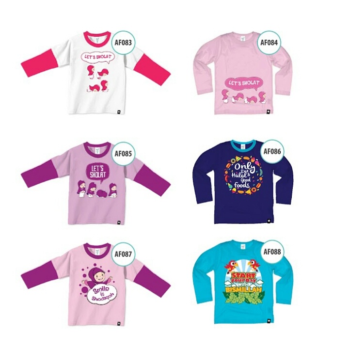 jual afrakids kaos anak muslim size l lengan panjang jual afrakids kaos anak muslim size l lengan panjang