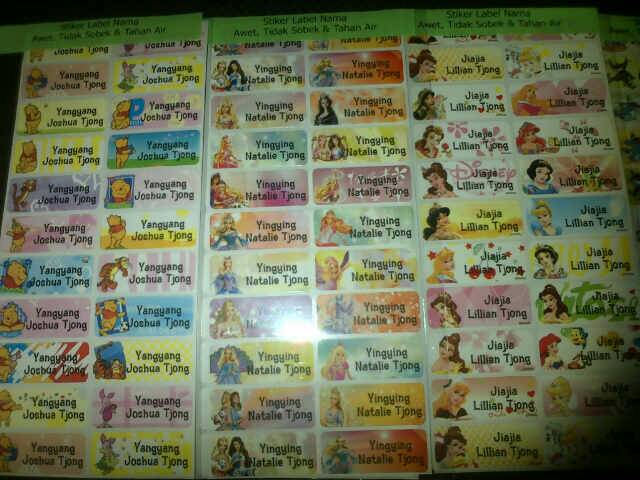 harga sticker nama waterproof disney tsum tsum label nama waterproof id priceaz harga sticker nama waterproof disney tsum tsum label nama waterproof id priceaz