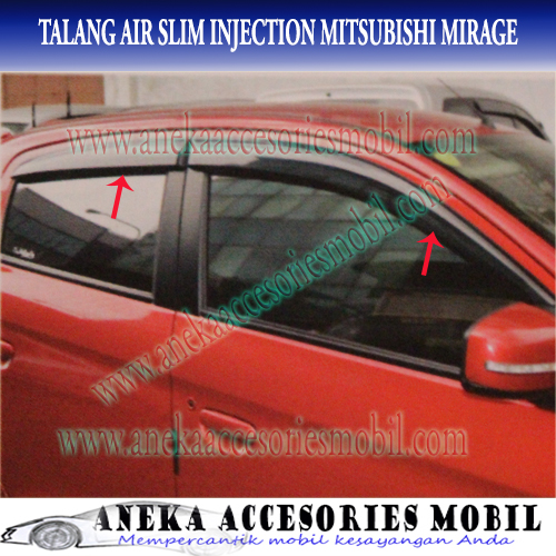 Jual Talang Air/Side Visor Slim Injection Mitsubishi Mirage - ANEKA ACCMO | Tokopedia