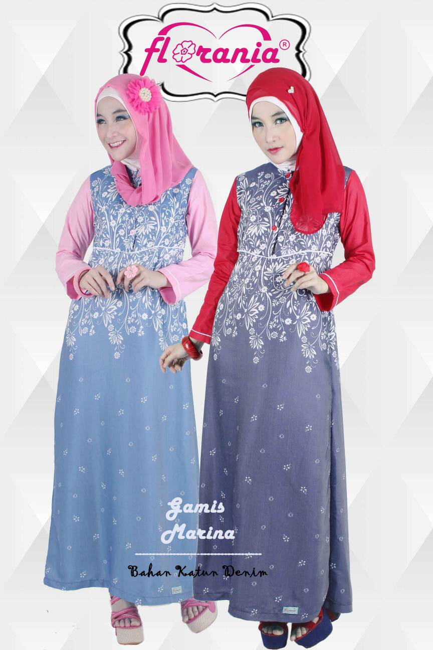 jual gamis marina florania nisa fashion style jual gamis marina florania nisa fashion style
