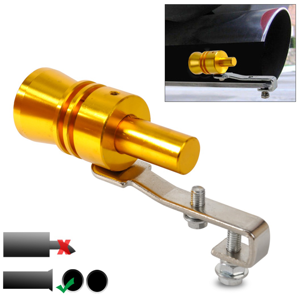 Harga Penyaring suara knalpot mobil Turbo Whistler Pipe Sound Muffler Size M