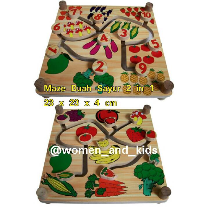 jual mainan anak kayu maze buah sayur 2 in 1 bolak balik what womens want jual mainan anak kayu maze buah sayur 2 in 1 bolak balik what womens want