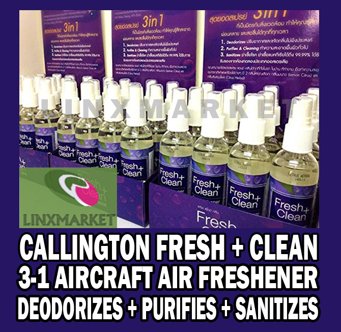 Harga PARFUM PESAWAT UNTUK MOBIL CALLINGTON 3 IN 1 SPRAY AIR FRESHER 150 ML