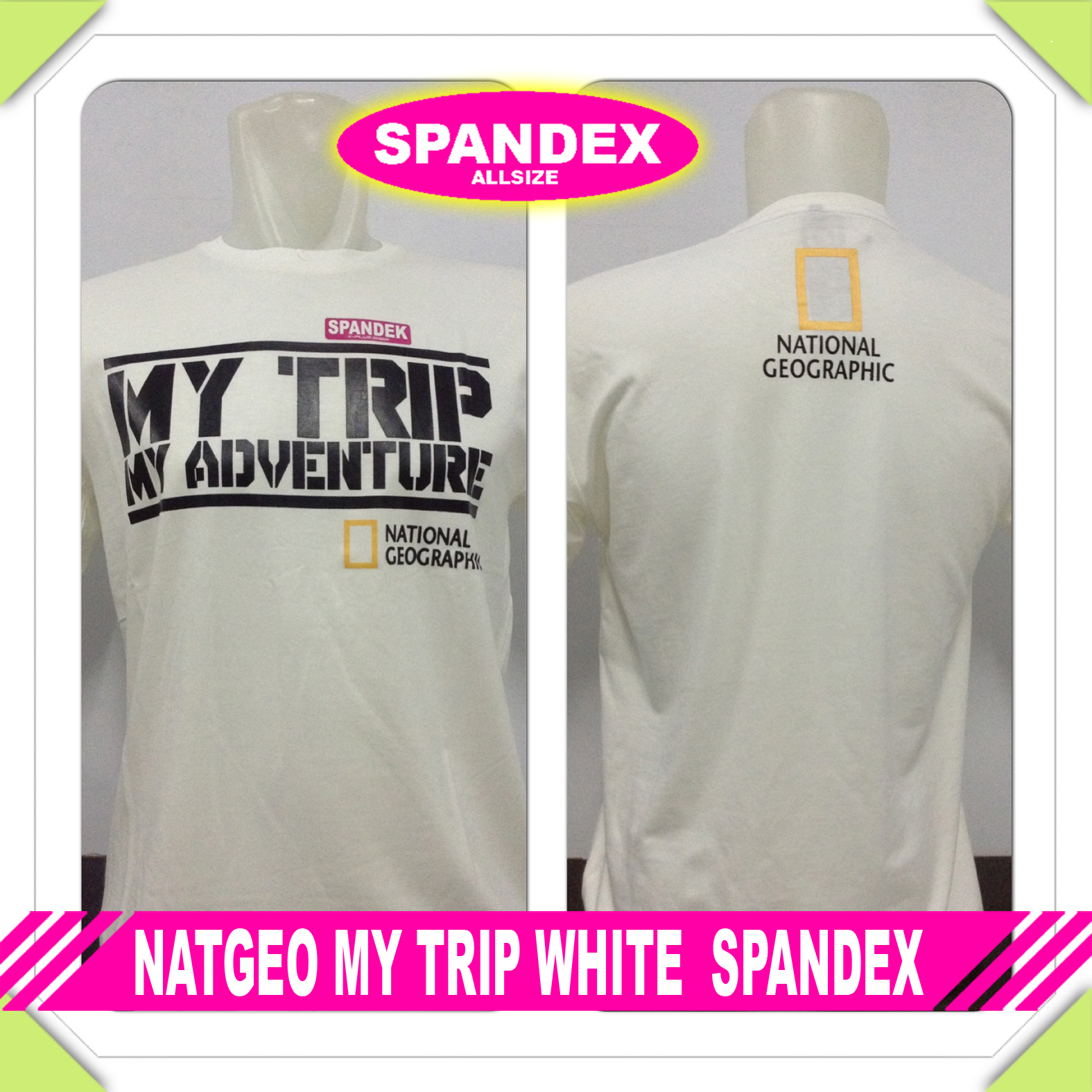 jual kaos natgeo national geographic nat geo my trip putih jual kaos natgeo national geographic nat geo my trip putih