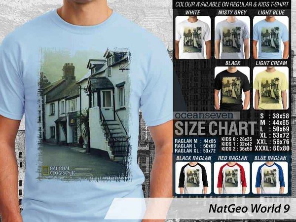 Kaos Distro | KAOS NatGeo World 9 Kaos Distro | KAOS NatGeo World 9