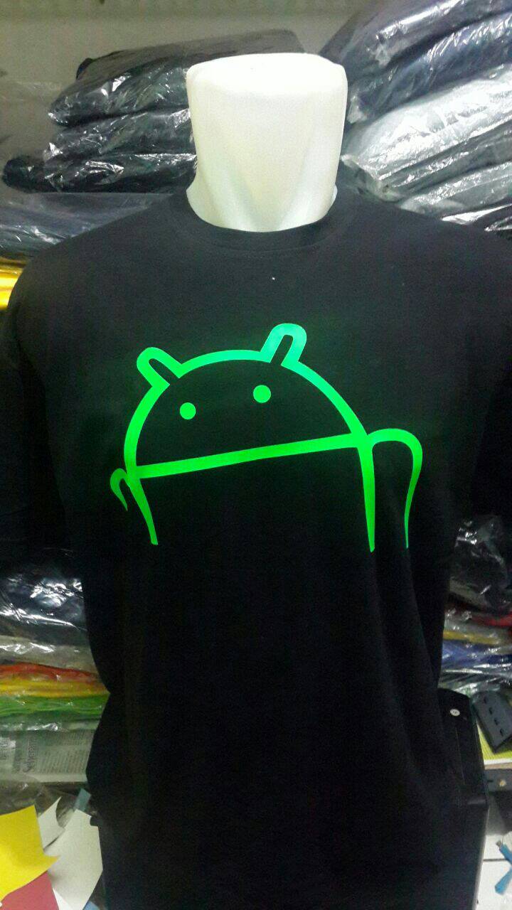 tshirtt shirtkaos distro android (black) tshirtt shirtkaos distro android (black)