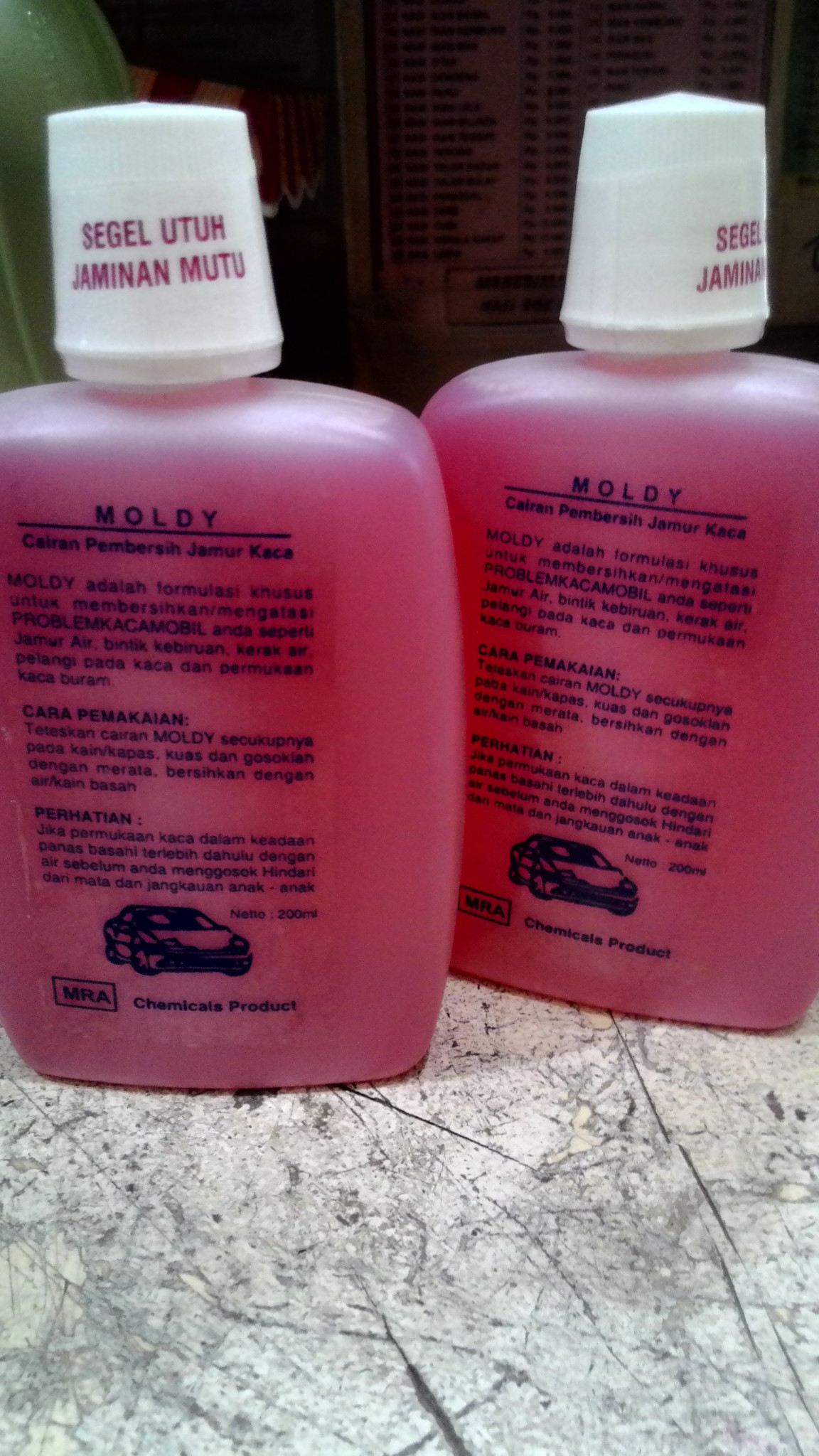 Harga Moldy - Cairan Pembersih Jamur Kaca Bintik Biru Glass Cleaner