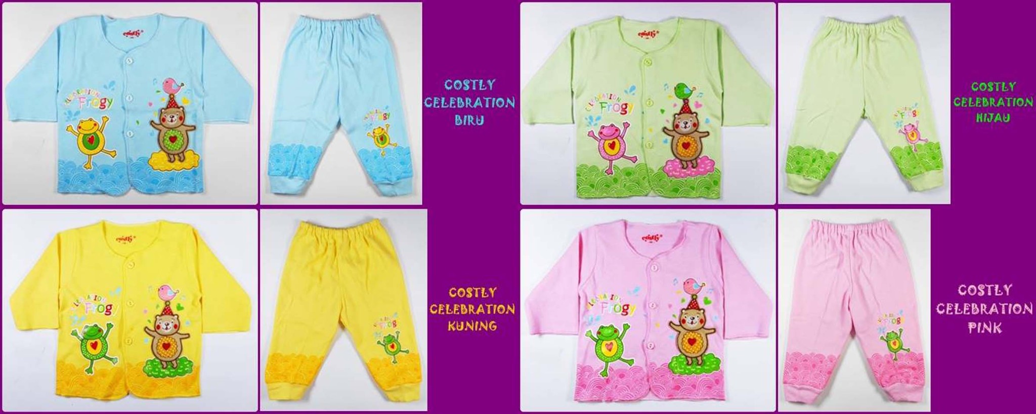jual setelan panjang baju bayi costly ukuran s m l nyaman jual setelan panjang baju bayi costly ukuran s m l nyaman