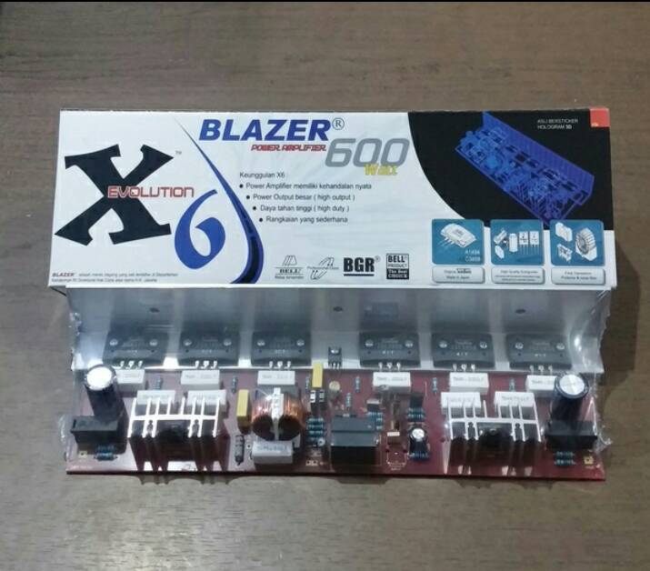 jual kit power lifier blazer x6 600watt mono ezyshop jual kit power lifier blazer x6 600watt mono ezyshop