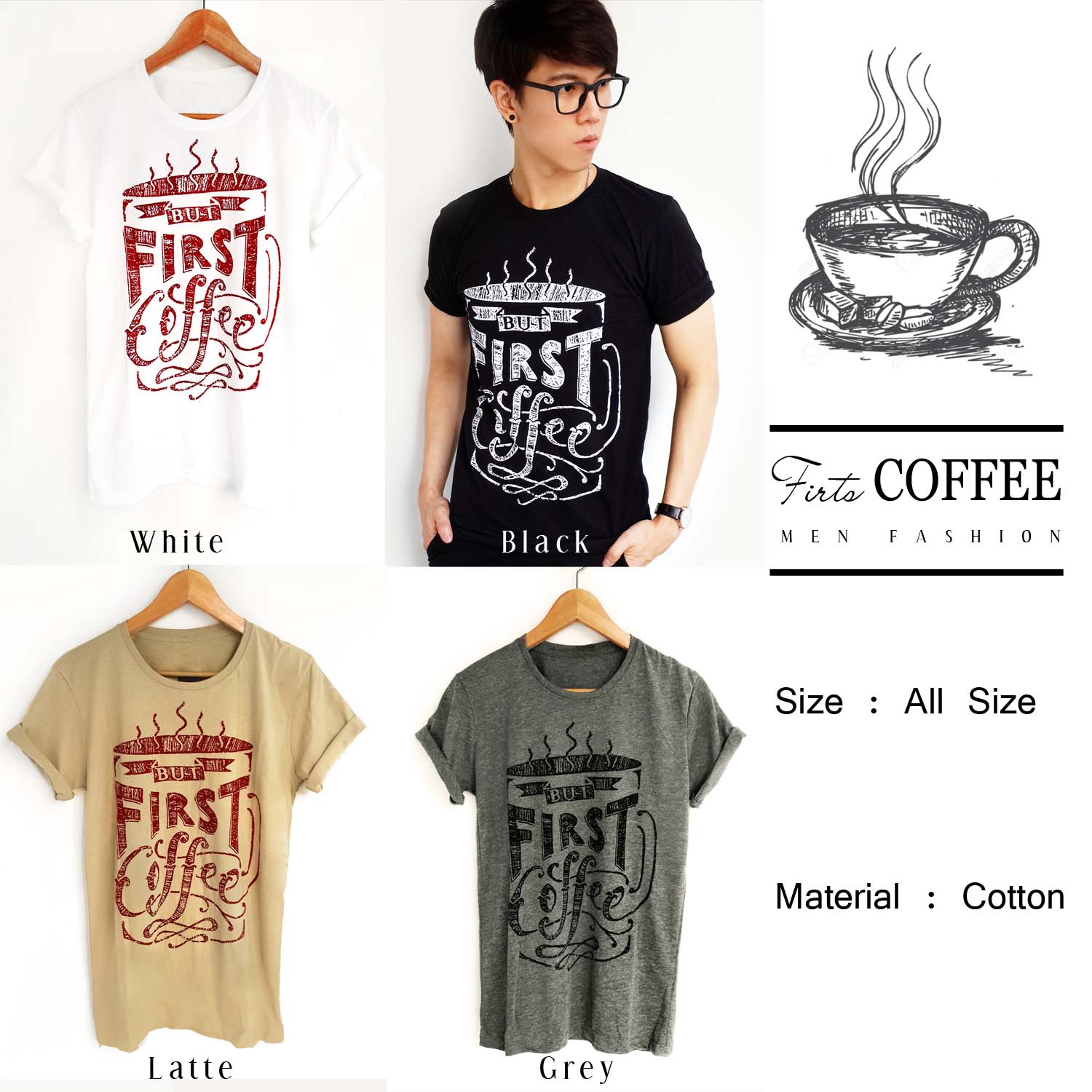 jual kaos pria coffee tokodachi jual kaos pria coffee tokodachi