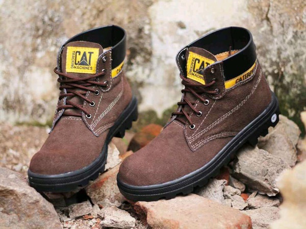 Jual Sepatu Caterpillar Coklat Tua Boots Safety Ud Sugih jual sepatu caterpillar coklat tua boots safety ud sugih