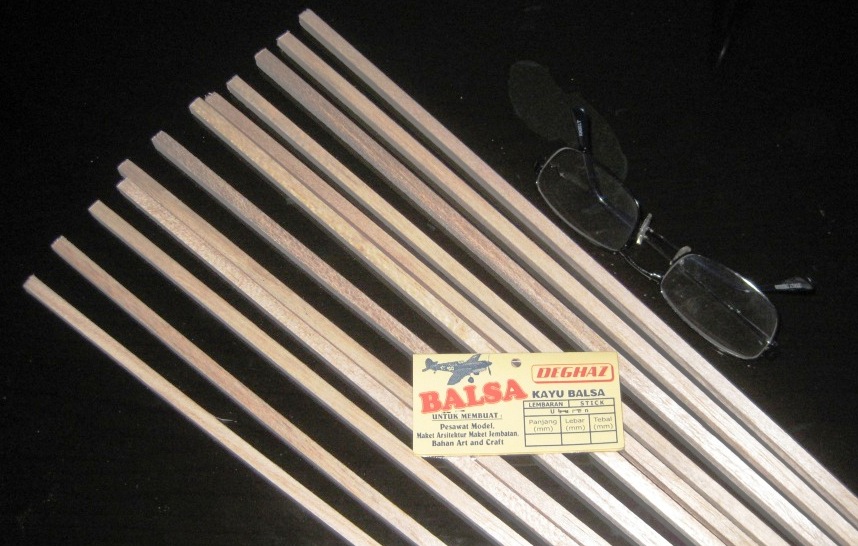 jual kayu balsa stick 1meter x 6mm x 6mm deghaz balsa jual kayu balsa stick 1meter x 6mm x 6mm deghaz balsa