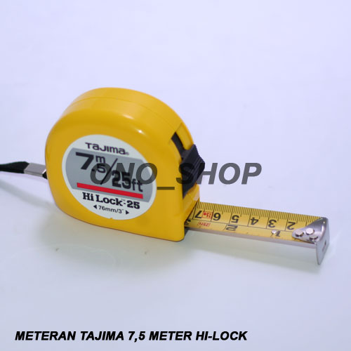 jual meteran tajima 7 5 meter hi lock ono shop jual meteran tajima 7 5 meter hi lock ono shop