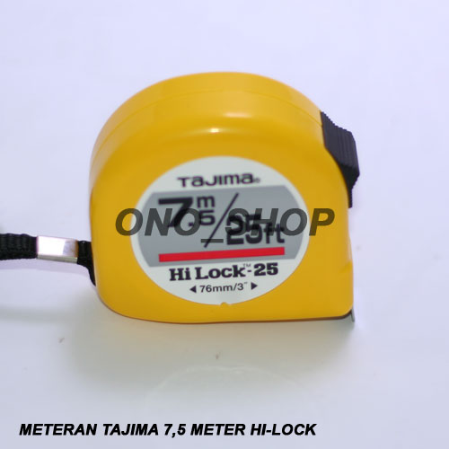 Meteran Tajima Meter Hi Lock - Jual Meteran Tajima 7 5 Meter Hi Lock Ono Shop meteran tajima meter hi lock jual meteran tajima 7 5 meter hi lock ono shop