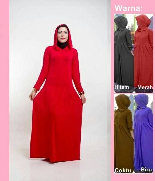 jual big size xl umbrella hoody dress gamis jual big size xl umbrella hoody dress gamis