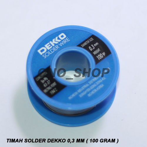 jual timah solder dekko 0 3 mm 100 gram ono shop jual timah solder dekko 0 3 mm 100 gram ono shop