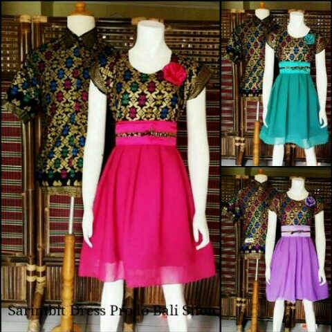 jual sarimbit dress batik prada bali sifon tiwi batik jual sarimbit dress batik prada bali sifon tiwi batik
