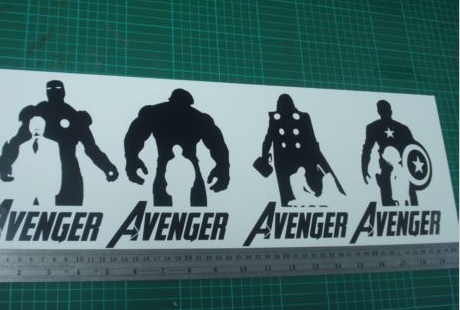 jual stiker mobil avenger ukuran 50 cm x 17 cm soho jual stiker mobil avenger ukuran 50 cm x 17 cm soho