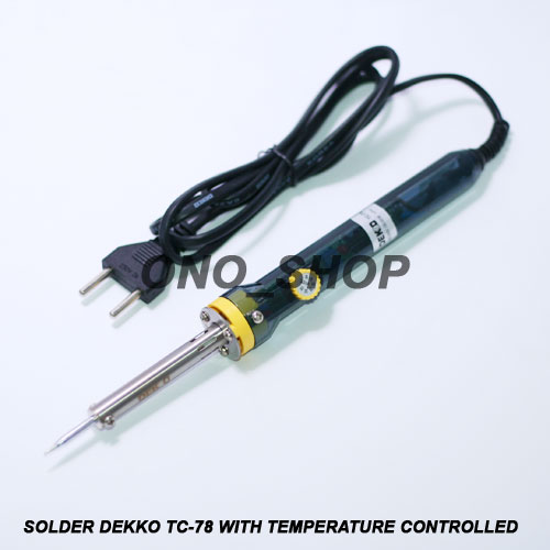 jual solder dekko tc 78 with temperature controlled ono shop jual solder dekko tc 78 with temperature controlled ono shop