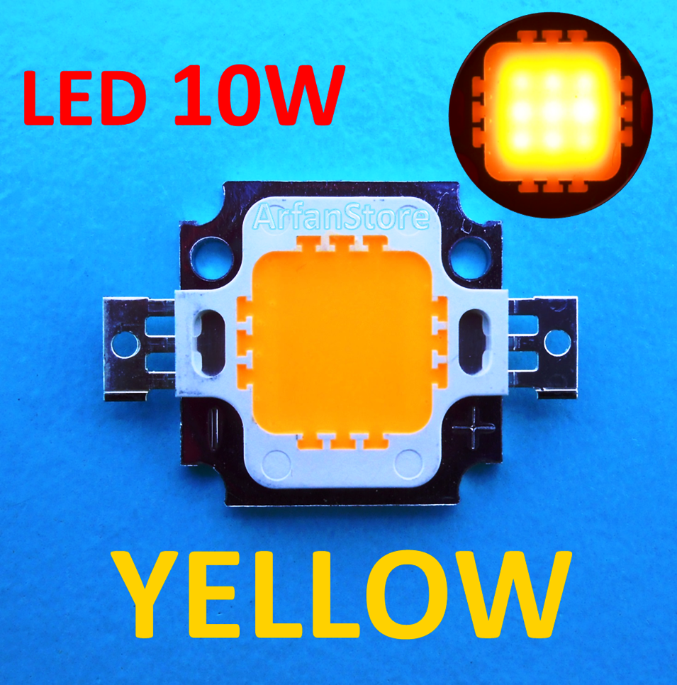 jual high power led hpl 10w yellow kuning pekat 585 595nm arfanstore jual high power led hpl 10w yellow kuning pekat 585 595nm arfanstore