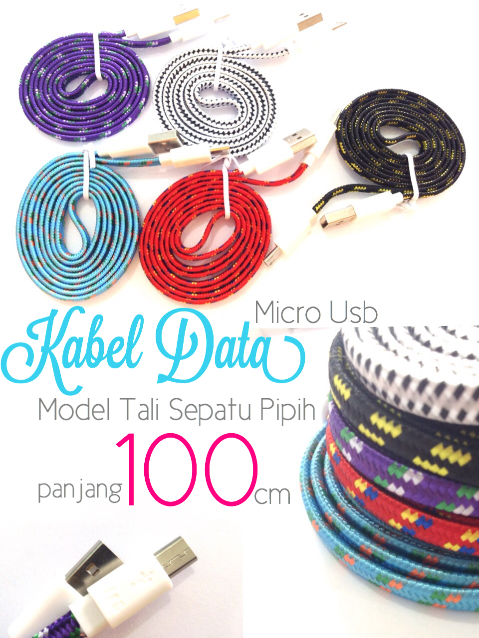 jual kabel data micro usb kabel charger model tali jual kabel data micro usb kabel charger model tali