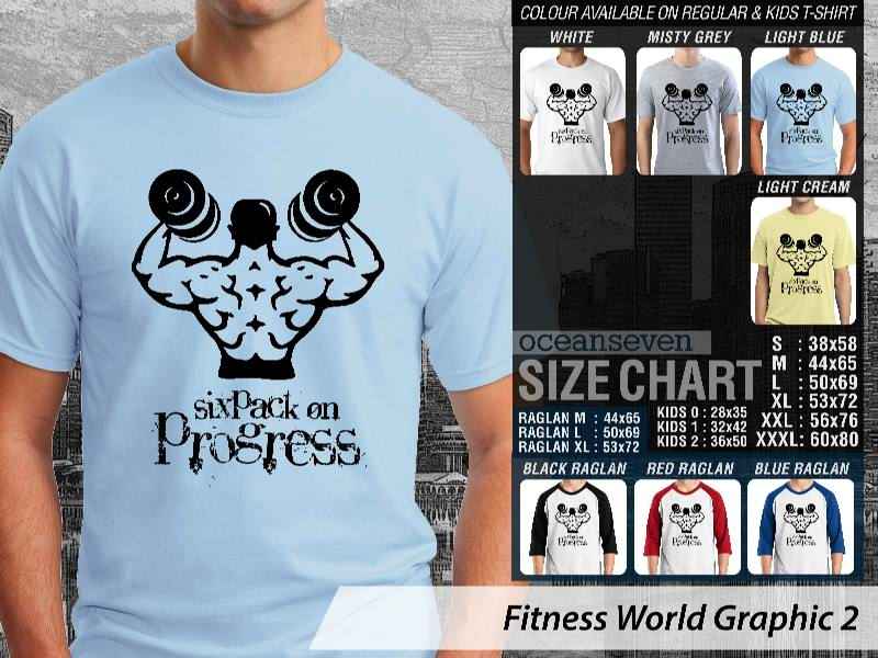 KAOS DISTRO OCEANSEVEN - FITNESS WORLD GRAPHIC KAOS DISTRO OCEANSEVEN - FITNESS WORLD GRAPHIC